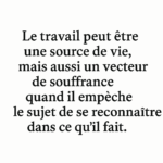 thérapie du travail