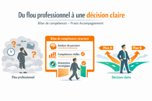 Sortir du flou professionnel avec le bilan de compétences Praxis à Saint Etienne